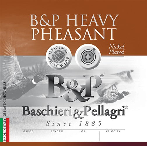 B&P HEAVY PHEASANT AMO 20GA 3" 1 1/4OZ #6 NPL 1300FPS 25RD (10 BOX CASE)