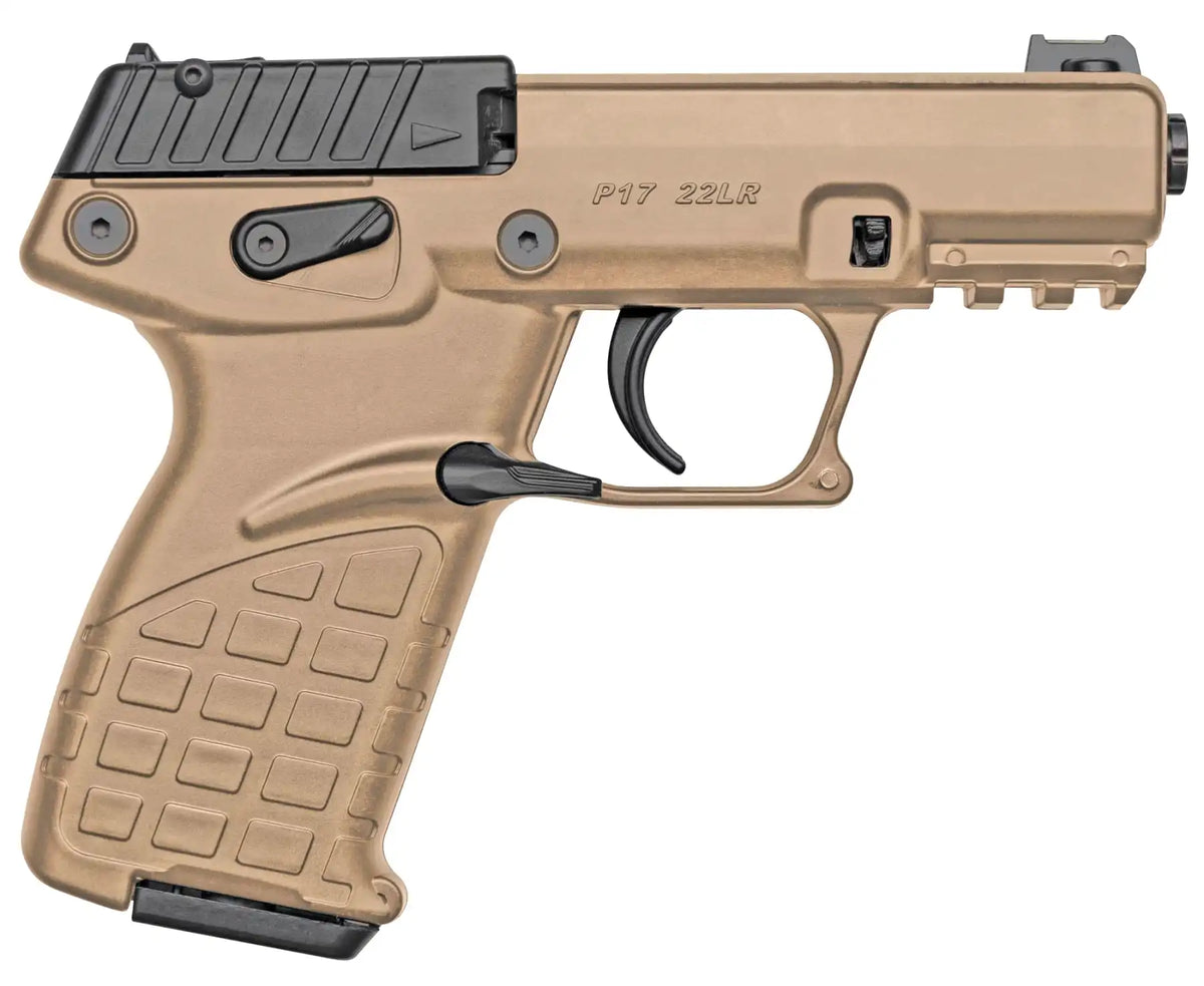 KELTEC P17 TAN SLIDE 16RD MAG