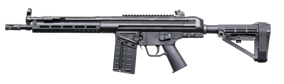PTR 91 K3P-BR PDWR 308 WIN 12.5" PISTOL W/BRACE M-LOK HANDGUARD