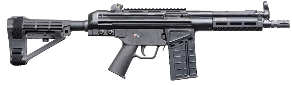 PTR 91 PDWR 308WIN 8.5" PSTL W/BRACE M-LOK HANDGUARD