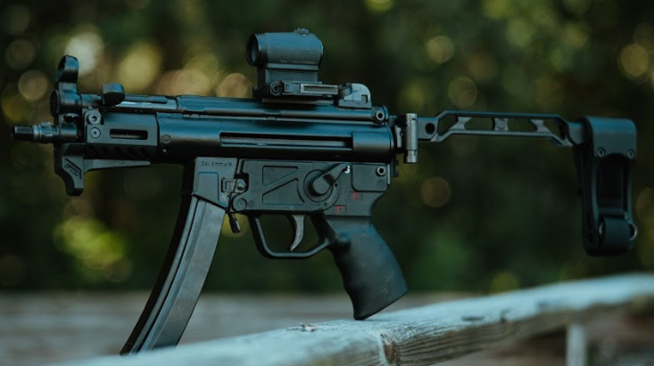PTR 9MM 9KT-BR 5.16" PISTOL W/BRACE M-LOK HANDGUARD