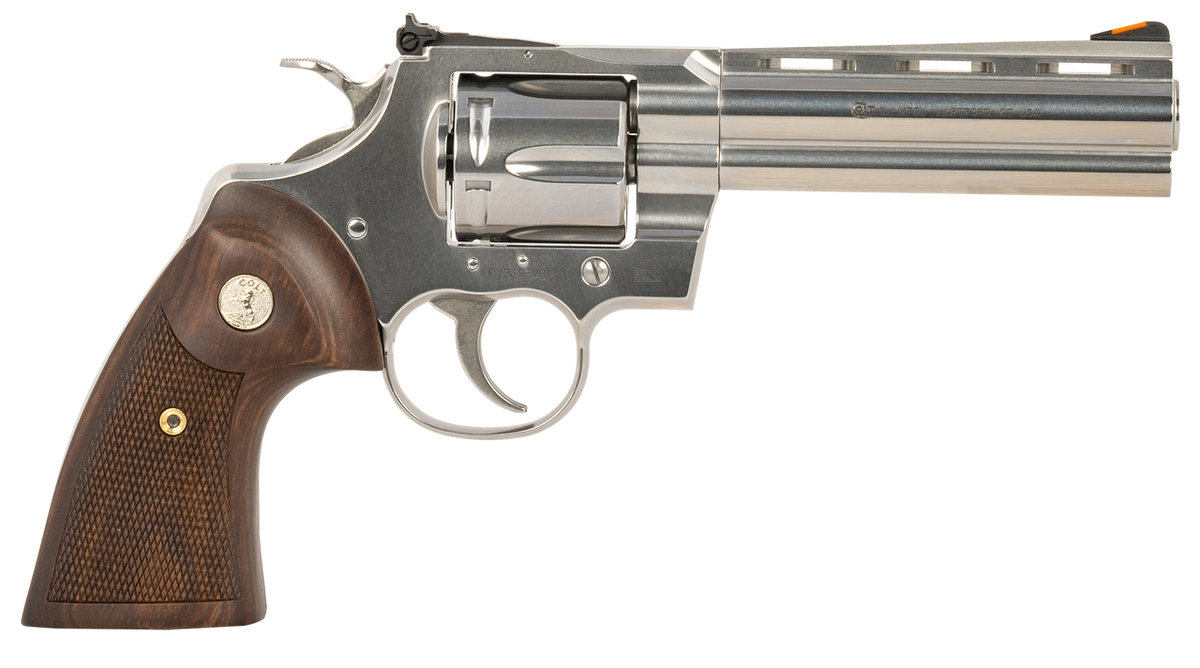 COLT PYTHON STAINLESS REVOLVER 357 MAG 5" 6 RD