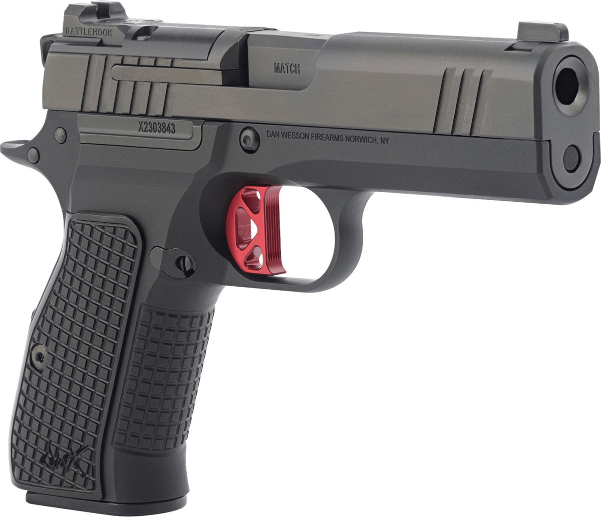 DAN WESSON DWX COMPACT OPTIC READY 9MM PISTOL 4" BLACK DLC/BLK, 10RD