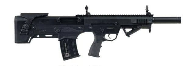 PANZER ARMS EGX500 SUPER LITE BULLPUP SHOTGUN 12G 18.5" BLACK FLIP UP SIGHTS 1-5RD MAG