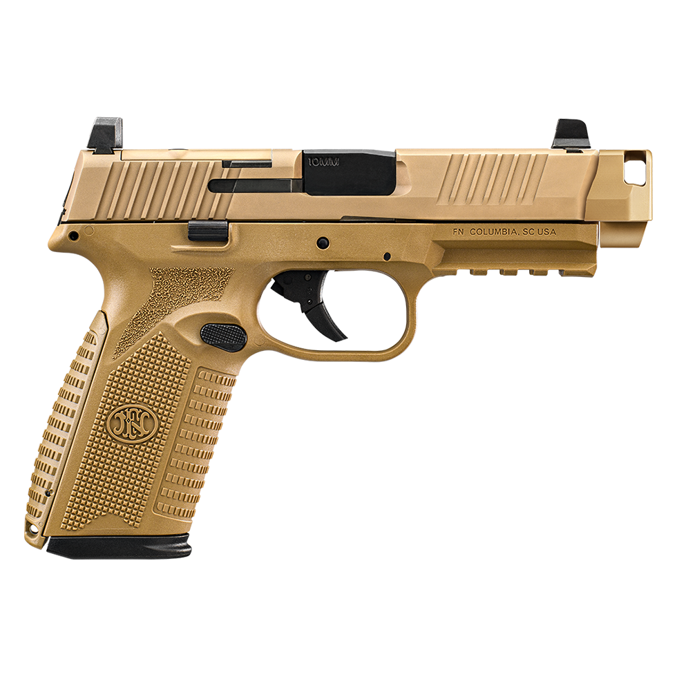 FN 510 MRD COMP 10MM PISTOL FDE 2-15RD MAGAZINES