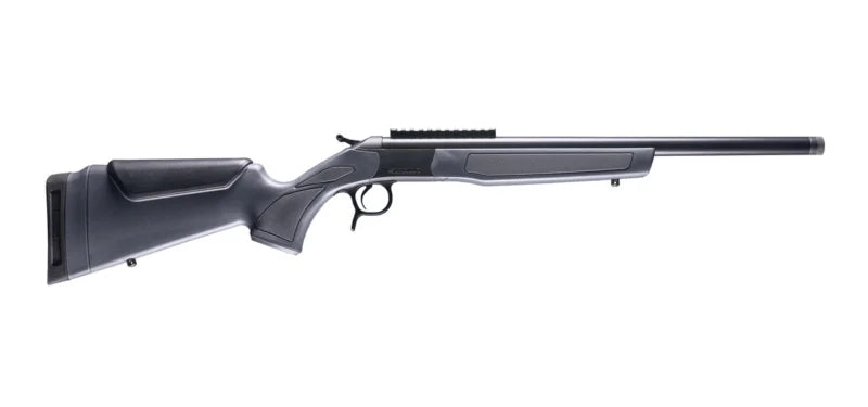 CVA SCOUT 44 MAG BLUED | STEALTH GREY - 0 MOA PIC RAIL