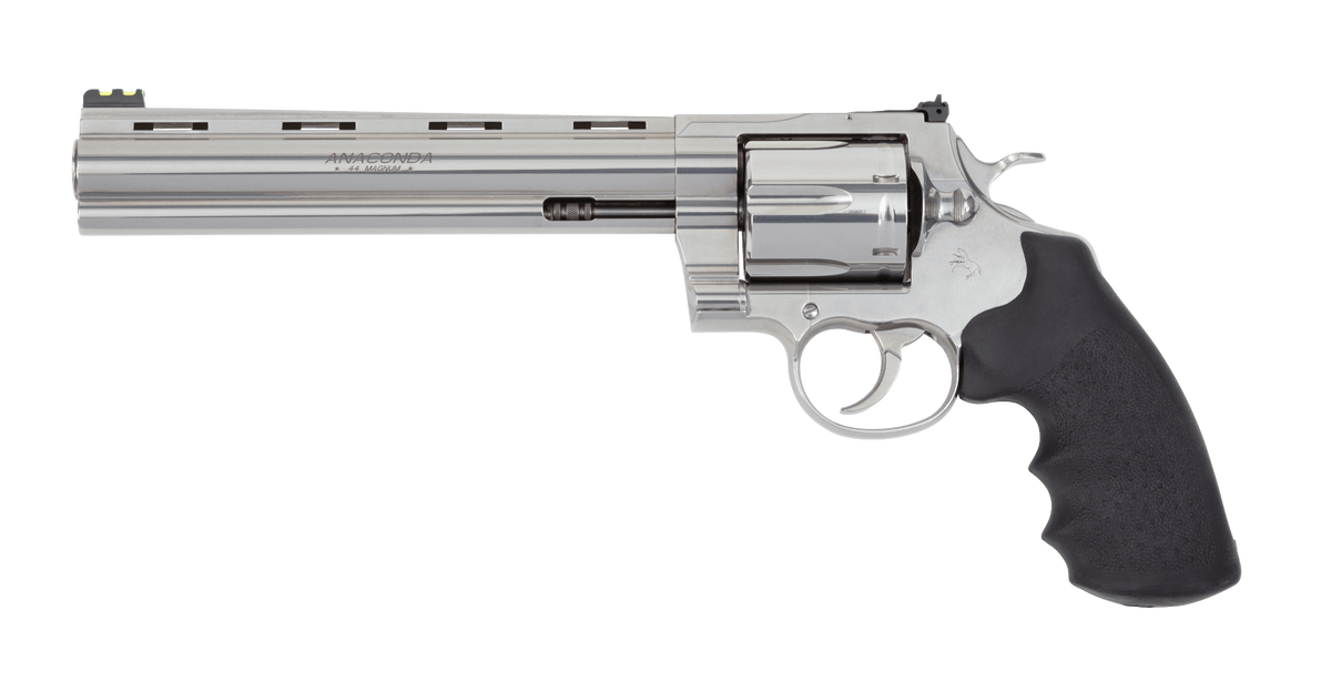 COLT TARGET ANACONDA STAINLESS REVOLVER 44MAG 8" 6RD