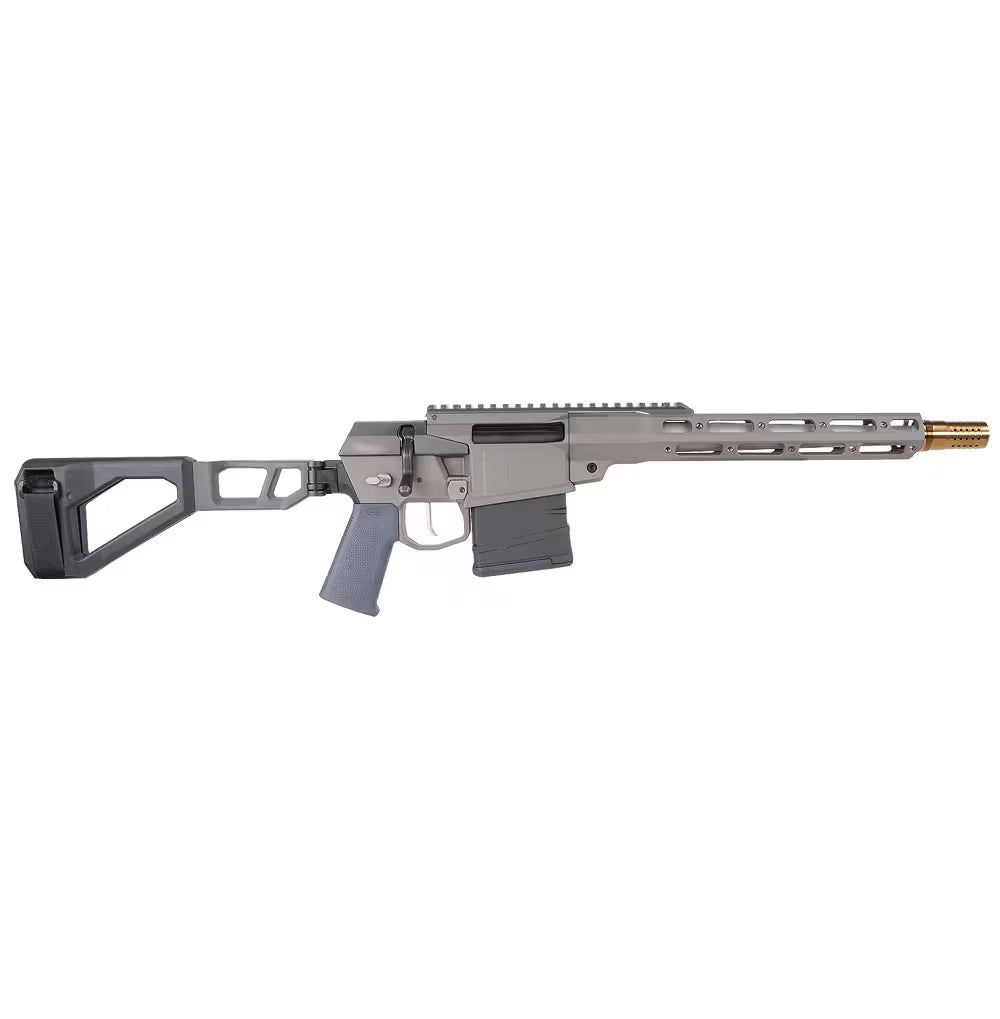 Q THE FIX 8.6BLK 12" T.B. BOLT PISTOL W/ BRACE GRAY 1-10RD MAG