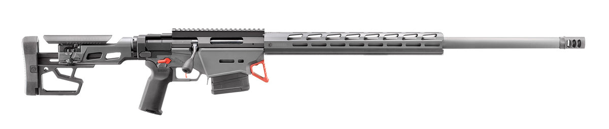 RUGER PRECISION RIFLE CUSTOM SHOP 6.5 CM 26"BBL, STEALTH GRY CERAKOTE, TRIGGER TECH TRIGGER, 2-10RD