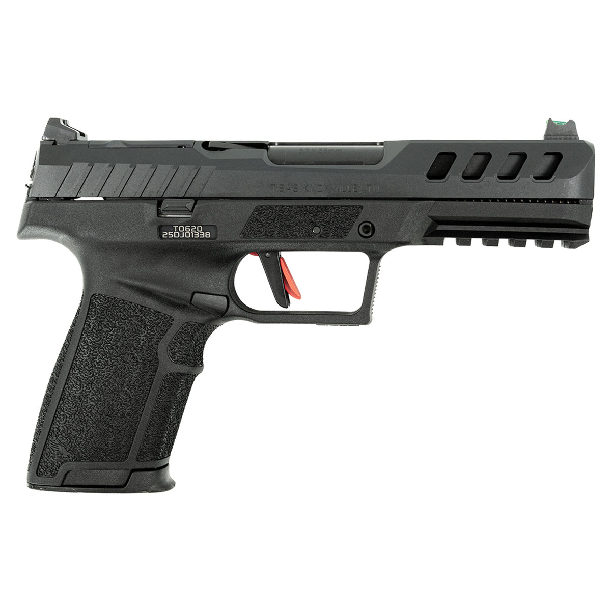 dTISAS PX-5.7 O.R. RAPTOR 5.7X28 PISTOL 4.8" QPC SLIDE, OPTIC READY MOUNT, 2-20RD MAGS