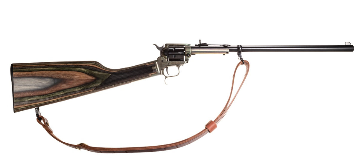 HERITAGE RANCHER CARBINE 22LR RIFLE 16.125" BLUED/CAMO LAMINATE 6RD