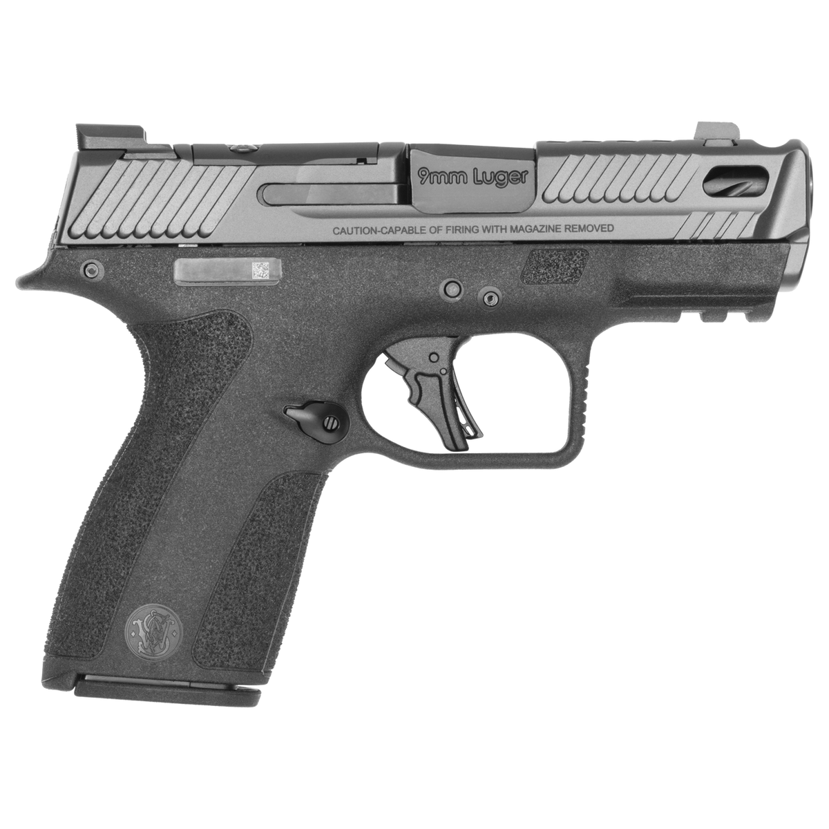 SMITH & WESSON P.C. M&P 9 SHIELD X CARRY COMP NTS PISTOL 3.6" FRONT NIGHT SIGHT 1-13RD, 1-15RD MAG