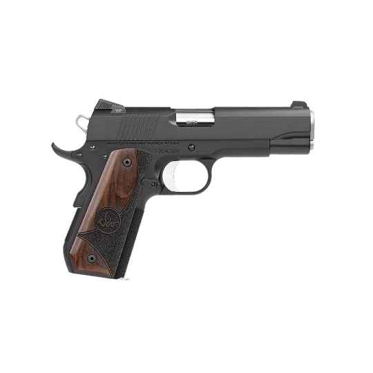 DAN WESSON GUARDIAN 45ACP 4.25" PISTOL BLACK TRITIUM SIGHTS, WOOD GRIP 8RD