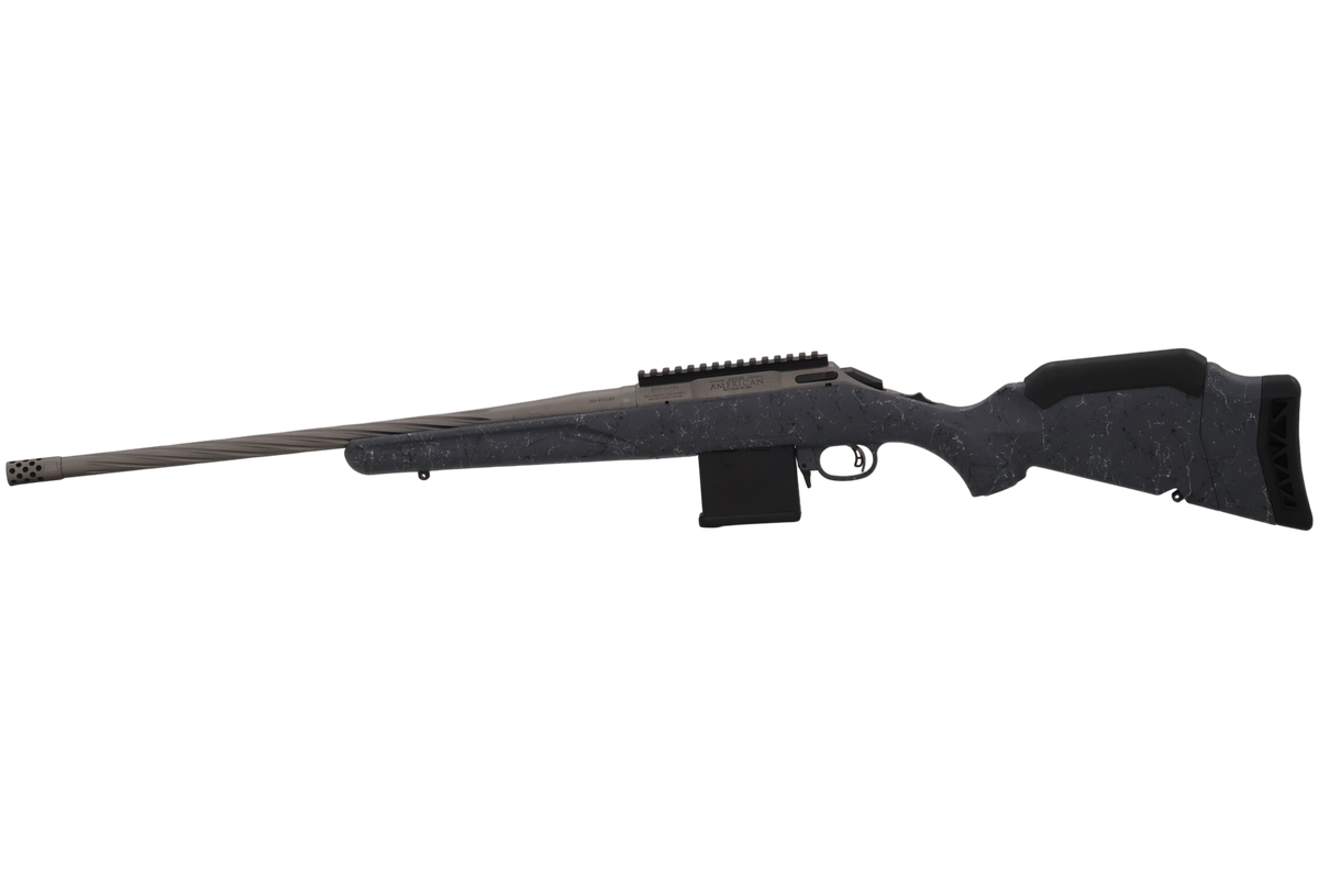 RUGER AMERICAN G2 WILDERNESS TOPO 204 RUGER RFL 20" SPIRAL FLUTD, GRAY SPLATTER 10RD