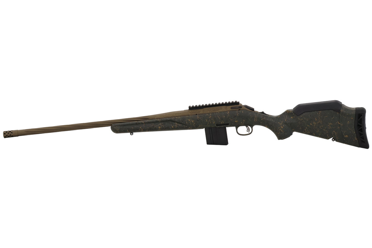 RUGER AMERICAN G2 PRED WILDERNESS TOPO RFL 6.5 GRENDEL 22" T.B. SPIRAL BBL, GRN SPLTR,BRNT BRNZ 10RD