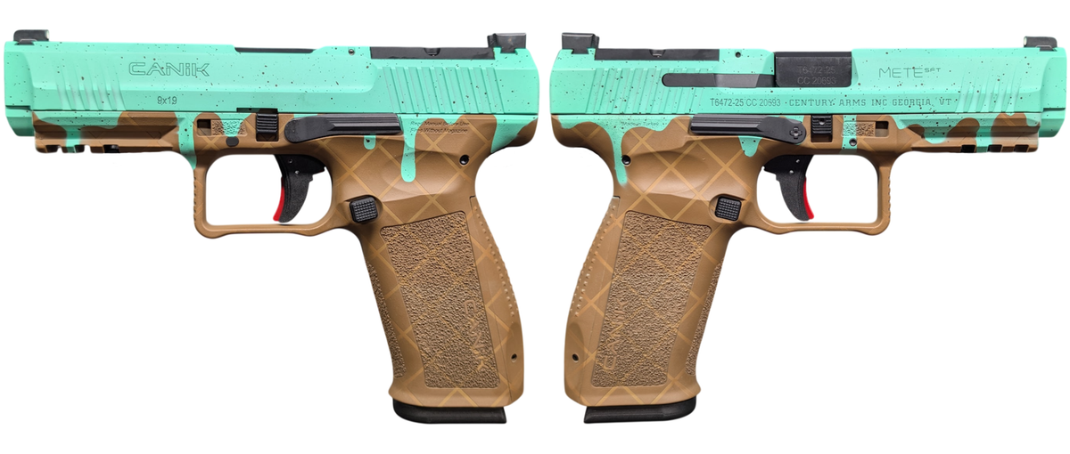 CANIK METE SFT ONE SERIES 9MM MINT CHOC CHIP PSTL 4.46 BRL 1-18RD MAG