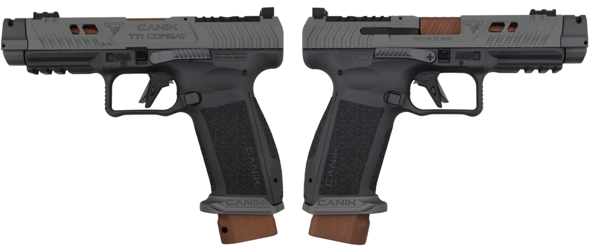 CENTURY CANIK TTI COMBAT SMOKE 9MM PISTOL 4.74" 2-18RD
