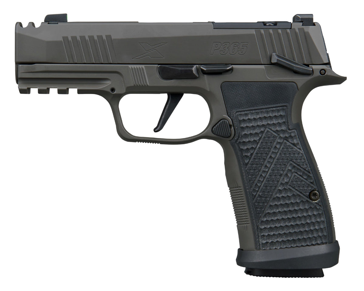 SIG SAUER P365 AXG LEGION MS CALI 9MM PISTOL O.R. G10 GRIPS, 3-10RD MAGS CA COMPLIANT