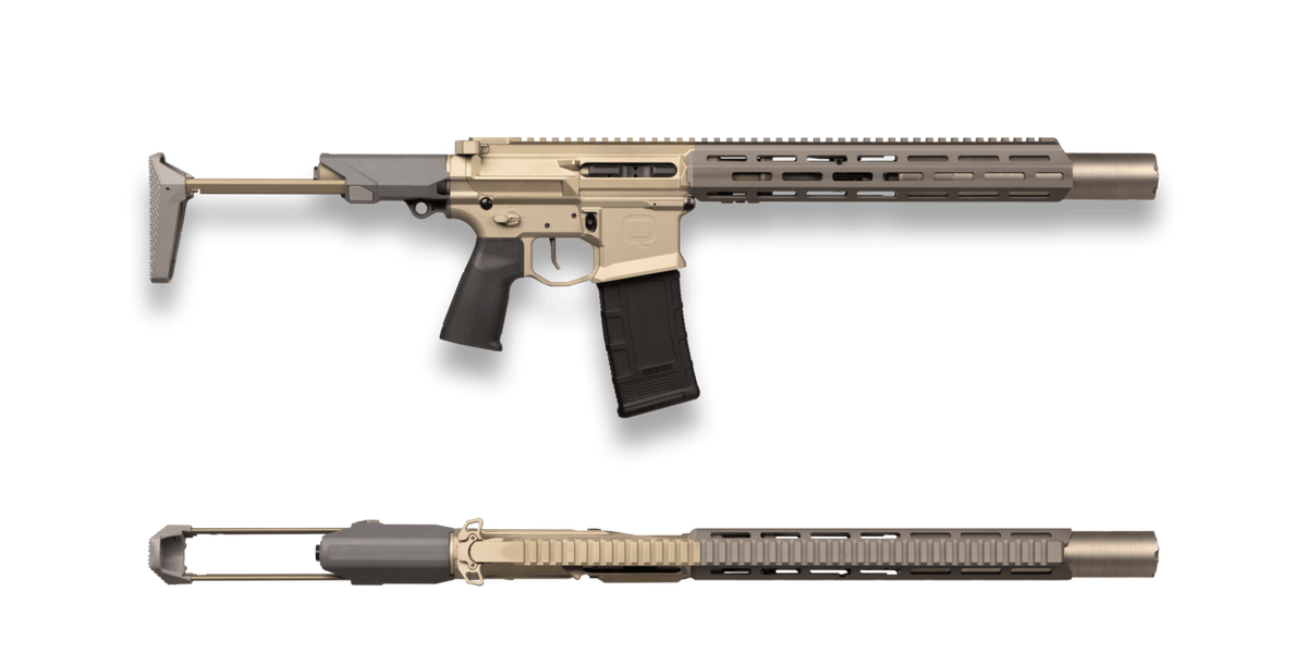Q HONEY BADGER SBR SD 300BLK 7" SNIPER GREY 1-30RD GEISSELE TRIGGER (Q-HB-SILENCER) 1-100