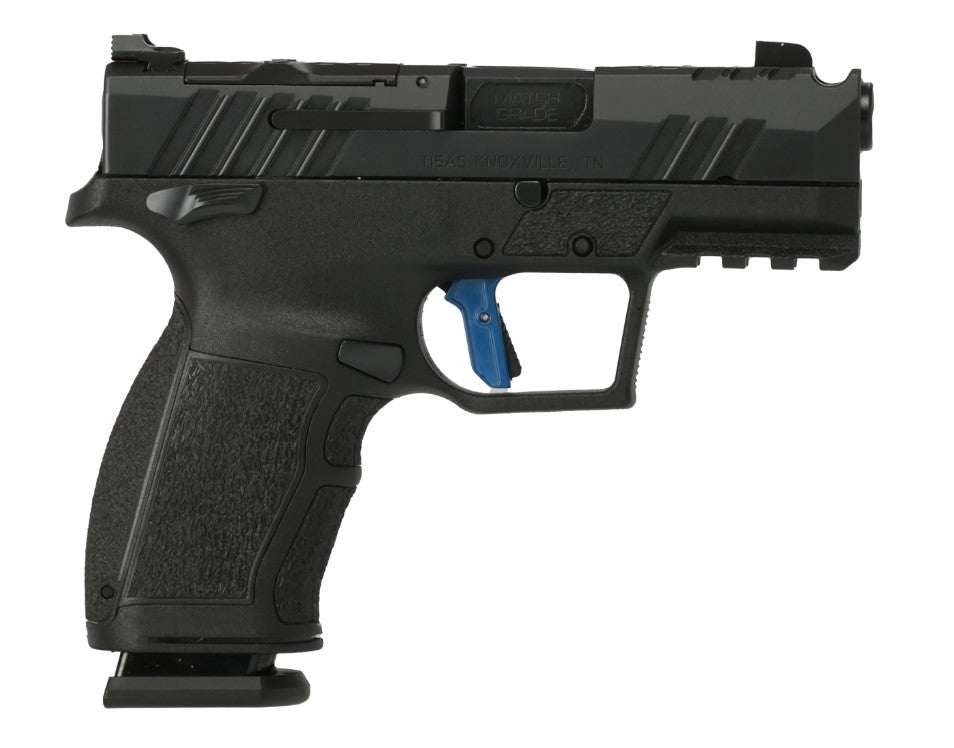 dTISAS PX-9 CARRY RAPTOR COMP T.S. 9MM PISTOL 3.5" BLACK, INTEGRATED COMP, O.R. 1-18/1-20RD