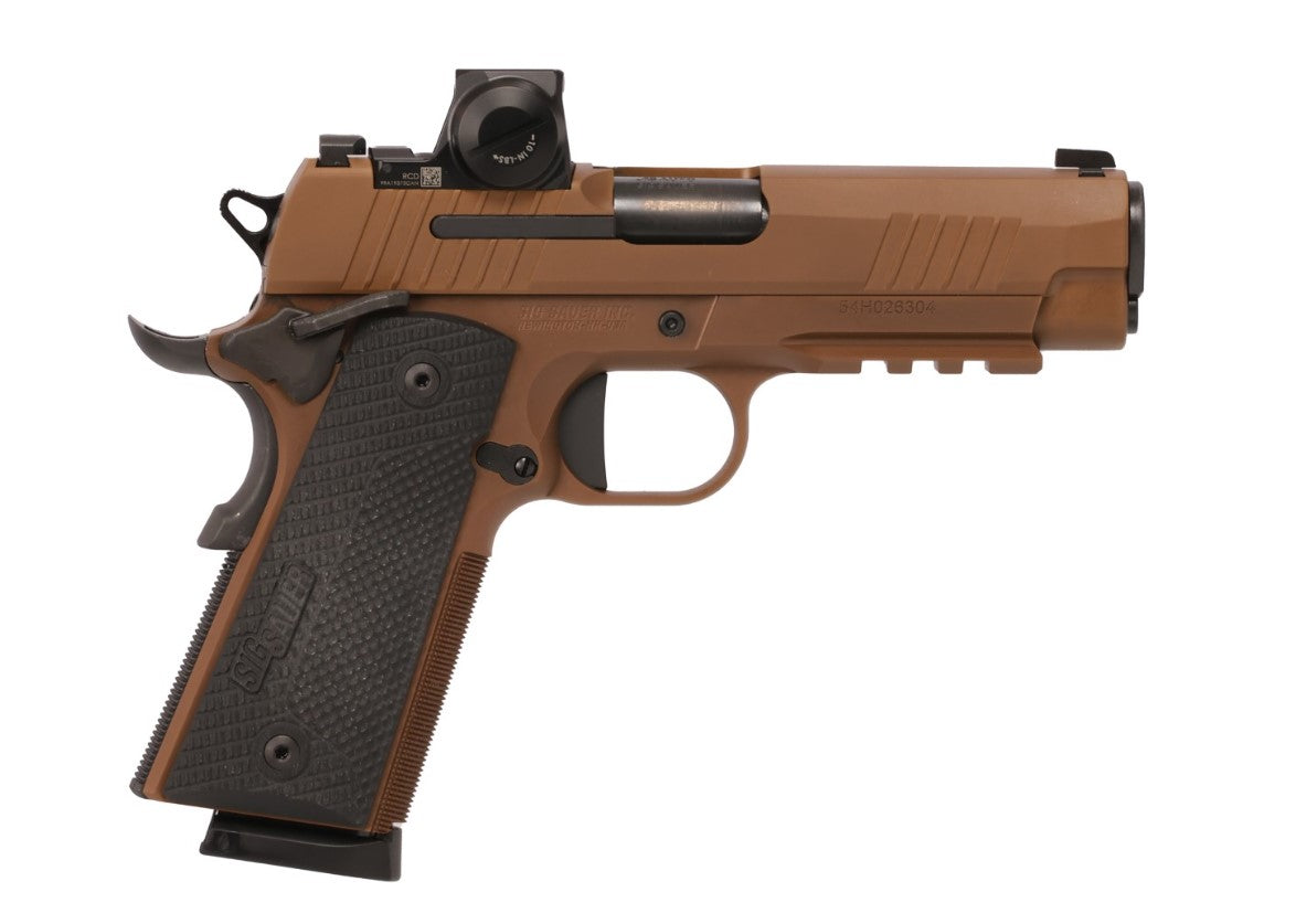 SIG SAUER 1911 X CARRY ROMEO X 45ACP OPTIC READY COYOTE 2-8RD MAGS
