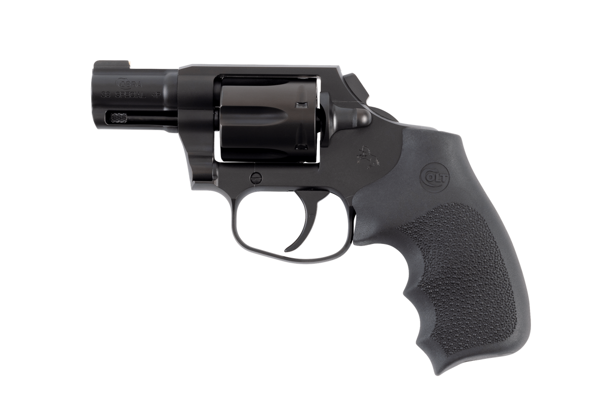COLT NIGHT COBRA REVOLVER 38 SPL+P 2" BLACK PVD 6RD HOGUE