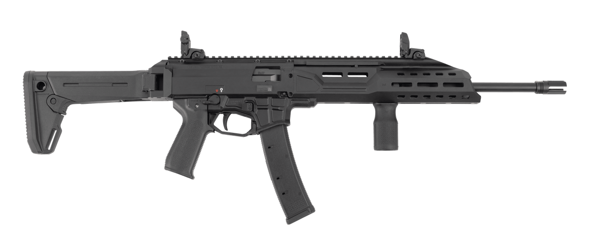 CZ SCORPION 3 PLUS CARBINE MAGPUL EDITION W/ FOLDING STOCK, BLACK, 9MM, 35RD, 16.3IN, 1/2X28