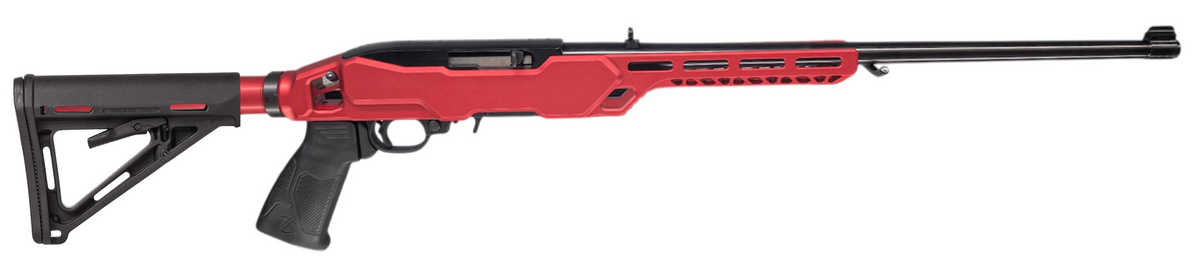 RUGER/TIMBER CREEK ENFORCER 10/22 RIFLE 18.5" RED CHASIS MLOK 10RD MAG