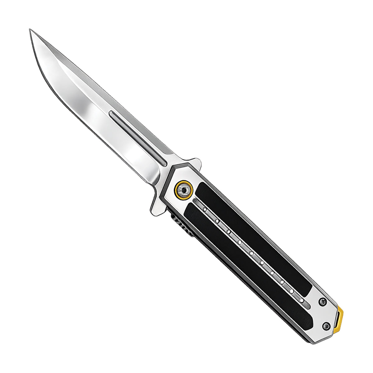 Silverline Dual-Matrix Spring-Assisted Knife - Black G10