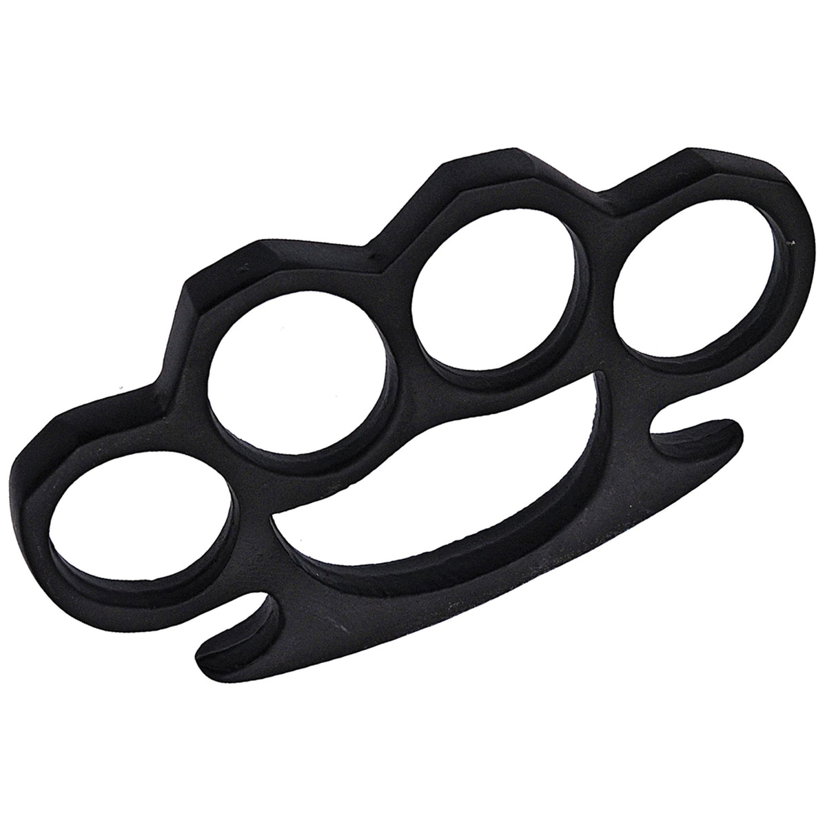 Shadow-Fit Stealth Carry Brass Knuckles - Black Steel
