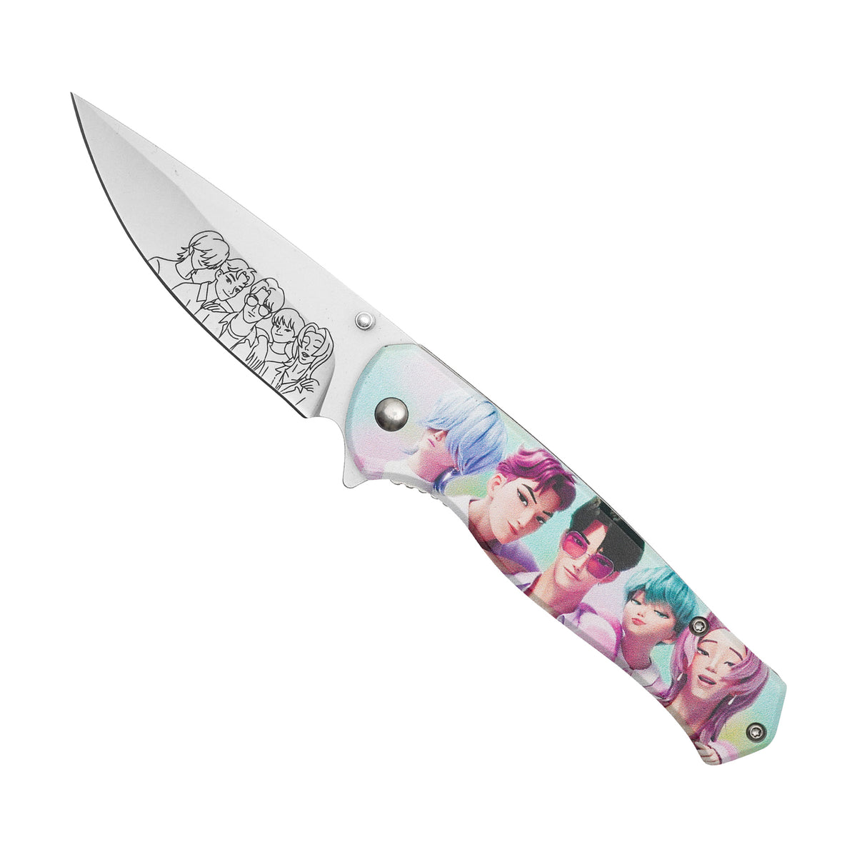 Cult Classic Demon Hunter Assisted Knife - KPop Demon Hunters
