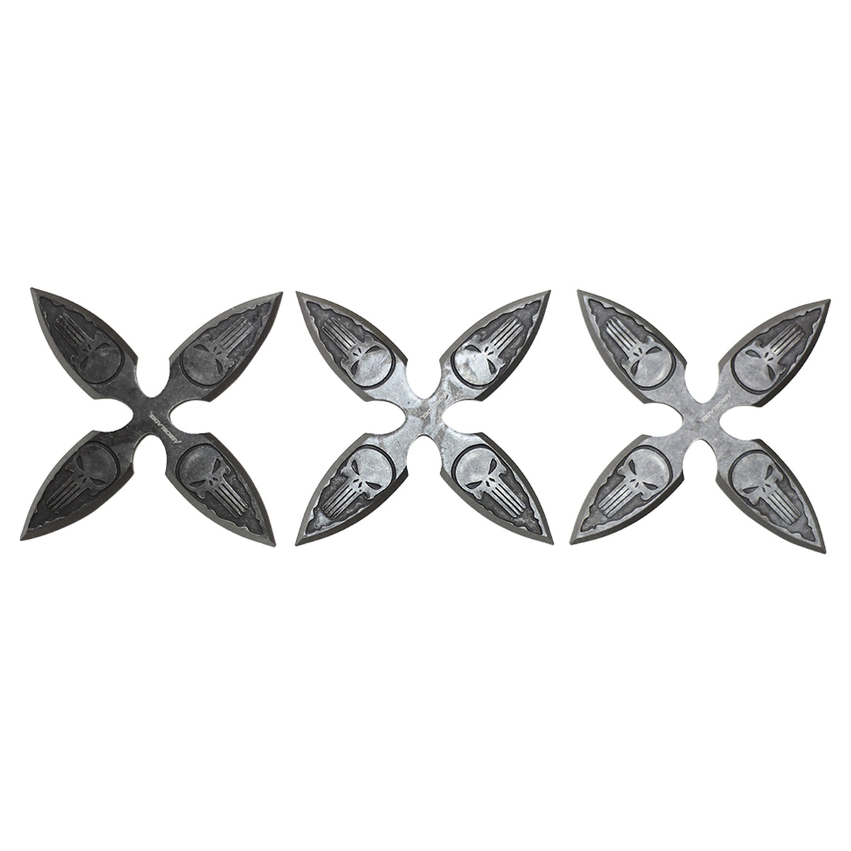 Reaper Mark Four-Point Throwing Star Set - Black