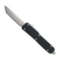 Satin Edge Gentleman's Quick-Deploy OTF Knife - Black Metal