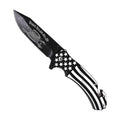Liberty Strike Spring-Assisted Tactical Knife - Black Flag