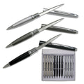 StealthScribe Covert Write-Cut Pen Knife Display - Black and Silver