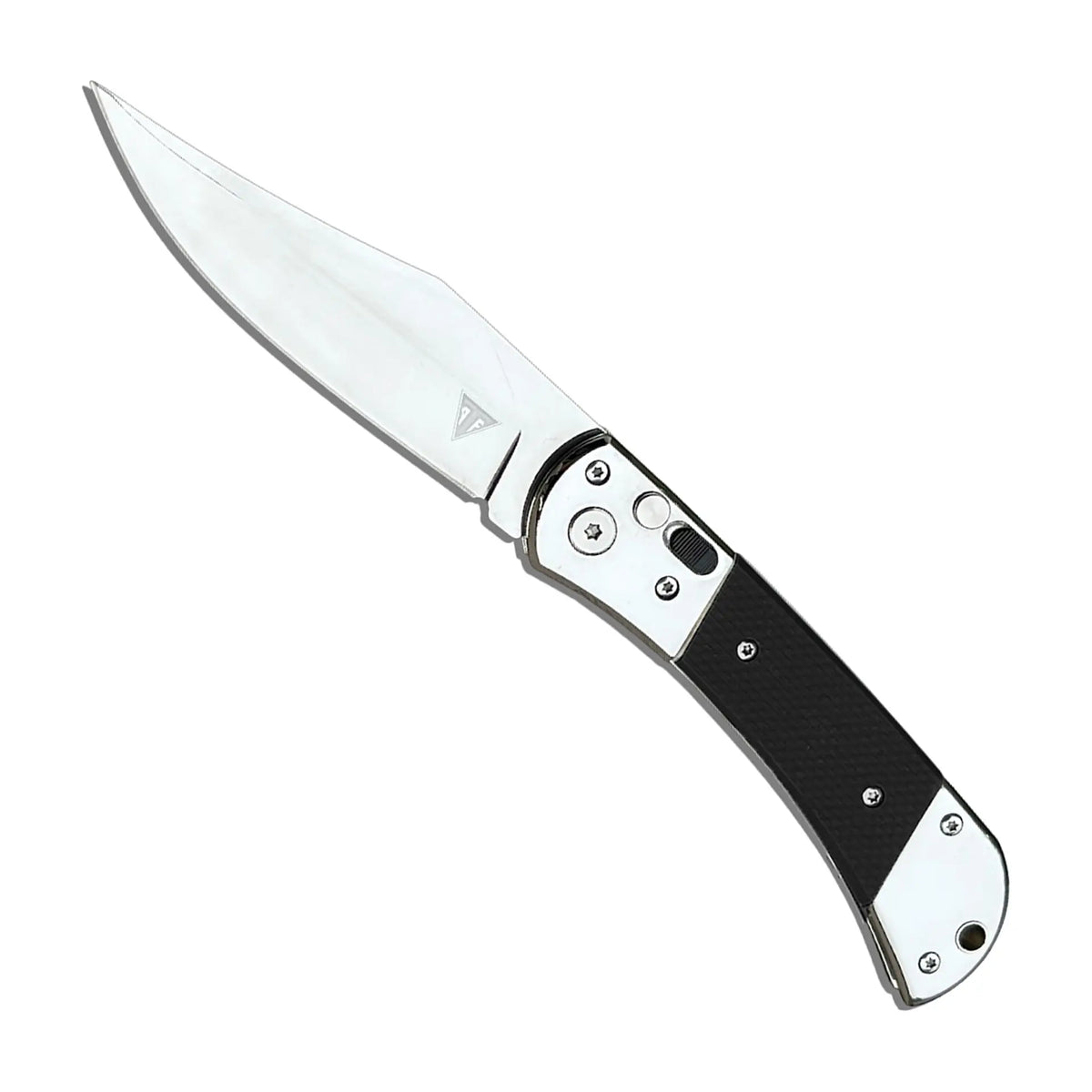 Control Line Safety-Lock Automatic Knife - Black G10