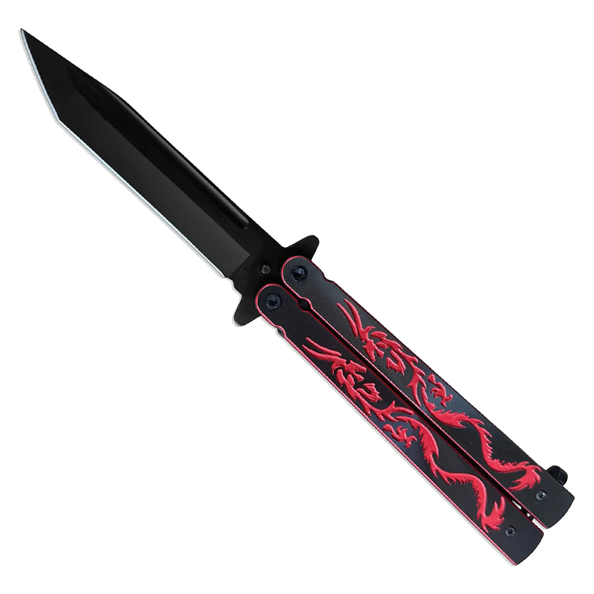 Dragon Gate Tactical Butterfly Knife - Two Tone Aluminum