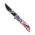Viper Empress Anime Assisted Opening Pocket Knife - Black Graphic Steel