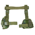 Woodland Readiness Dual Drop Leg Holster Rig - Camo