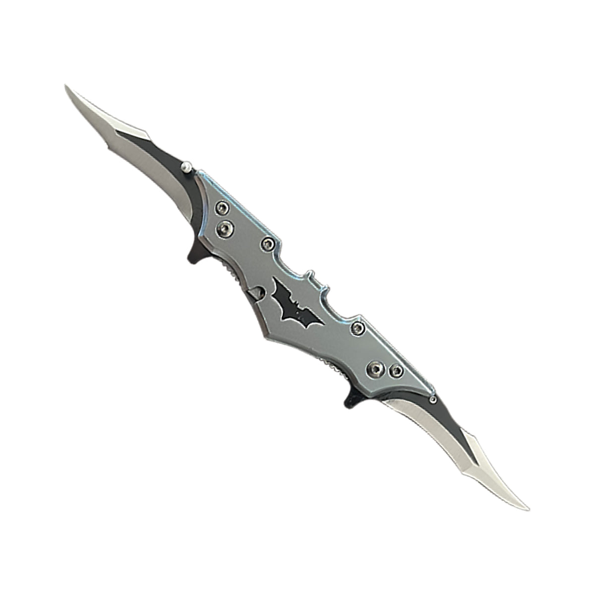 Batwing Dual-Edge QuickDeploy Assisted Knife - Gray Aluminum