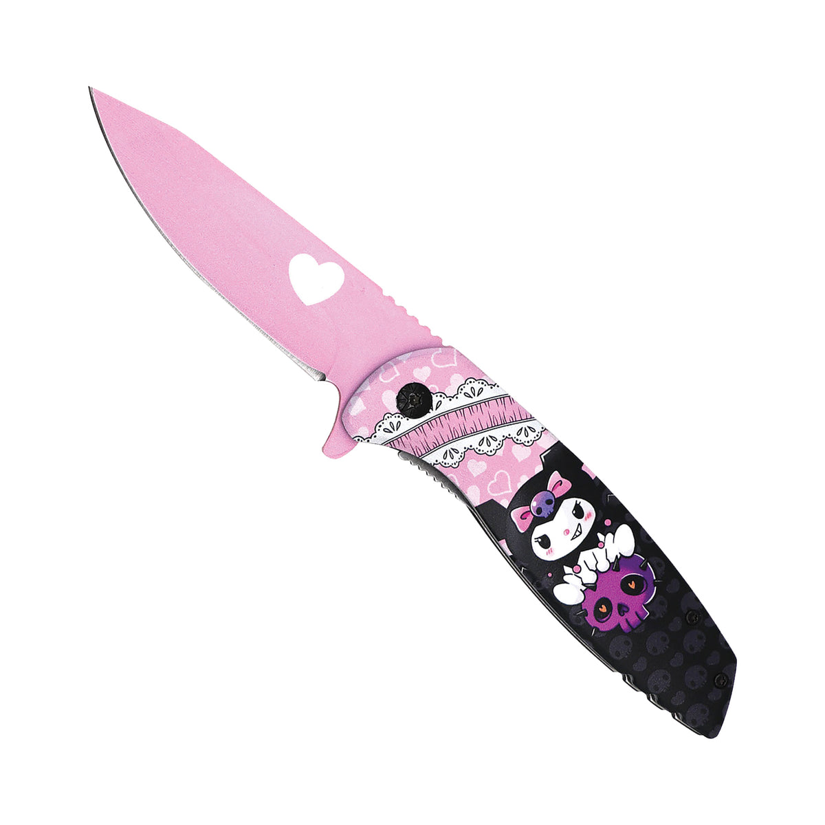 Kitty Heart Quick-Flip Assisted Opening Knife - Hello Kitty