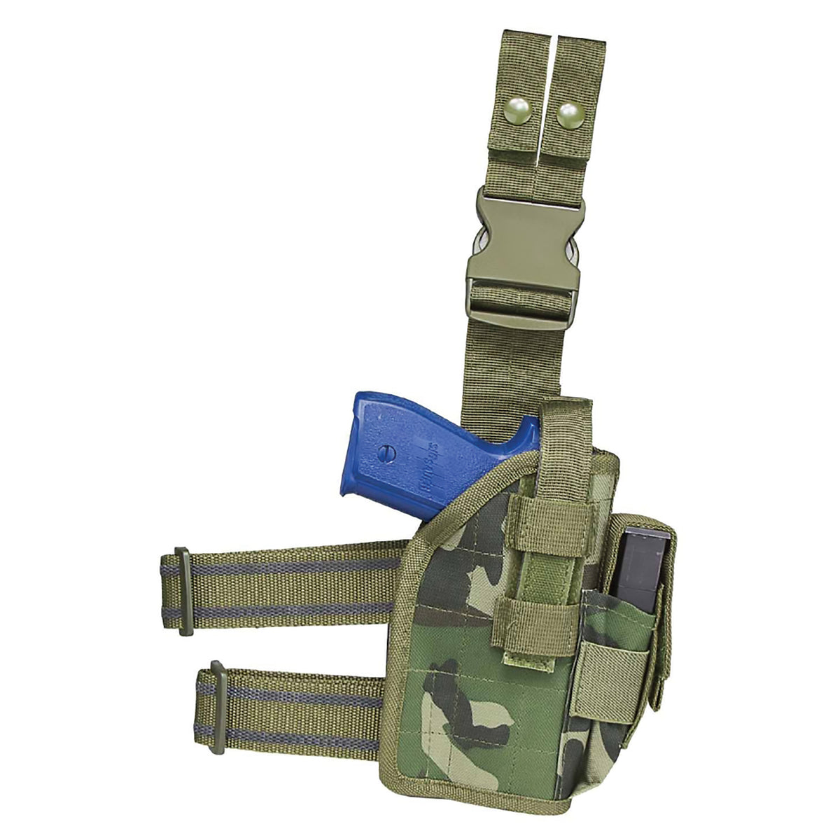 Woodland Operator Universal-Fit Drop Leg Holster - Camo