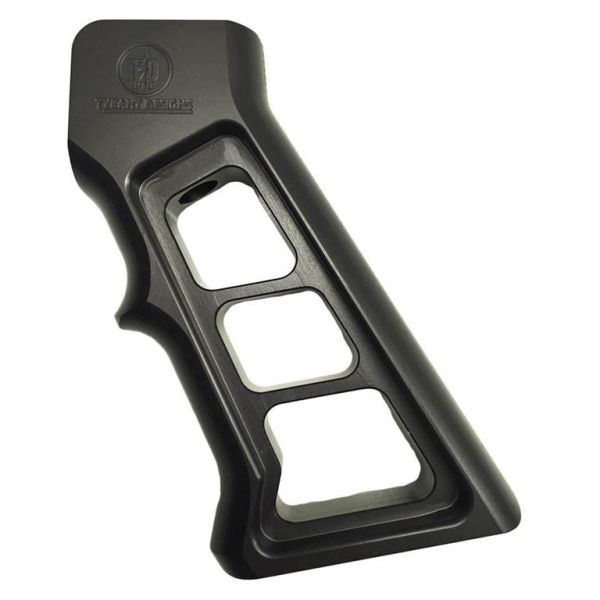 Tyrant CNC Titan 2.0 AR-15 Skeletonized Pistol Grip - Black