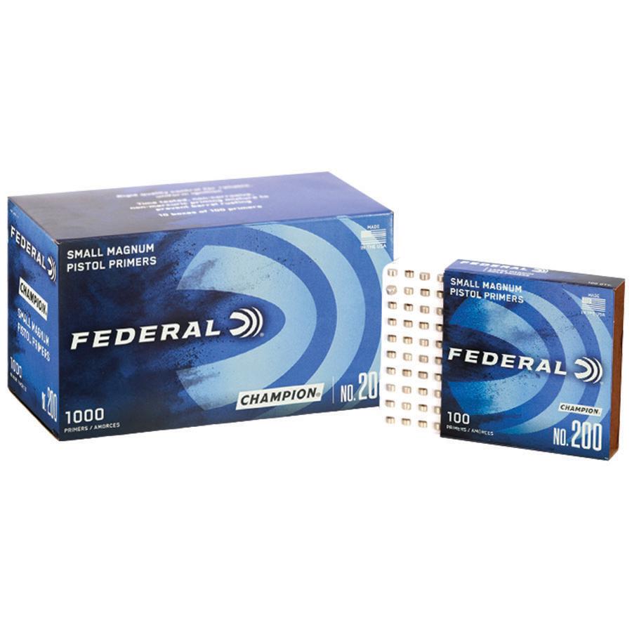 FEDERAL CHAMPION CENTERFIRE SMALL MAGNUM PISTOL PRIMER 1000CT