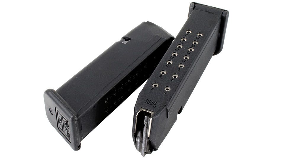 KCI 9mm 17-Round Polymer Magazine for Glock 17 Handguns