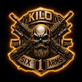 KILO 1 SIX ARMS logo