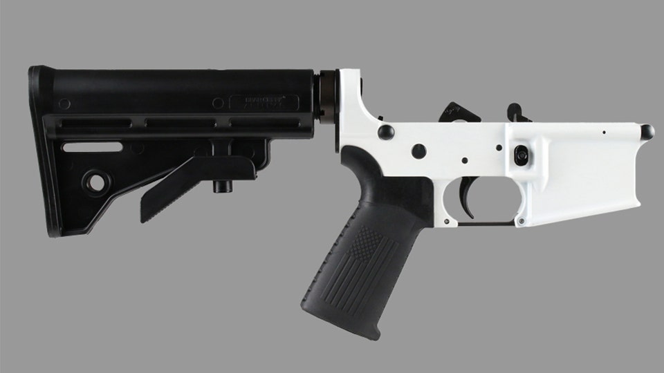 BCA AR-15 Complete Lower Assembly, Multi Caliber| Storm Trooper White Cerakoted