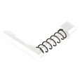 AR-15 / LR.308 Magazine Catch Assembly - Cerakote Storm Trooper White