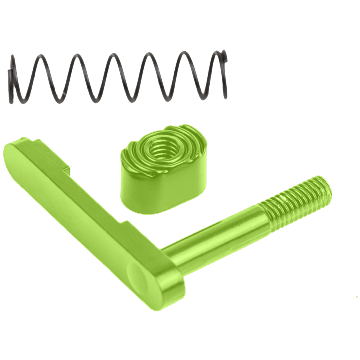 AR-15 / LR.308 Magazine Catch Assembly - Cerakote Zombie Green