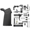 AR-15 Mil Spec Standard Lower Parts Kit w/ USA FLAG Engraved Pistol Grip